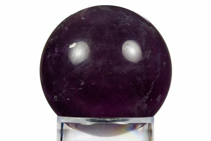 Polished Purple Fluorite Sphere - China #319765